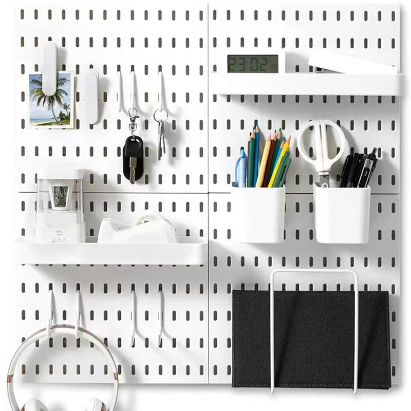 Modular Pegboard Storage Wall – Workspace
