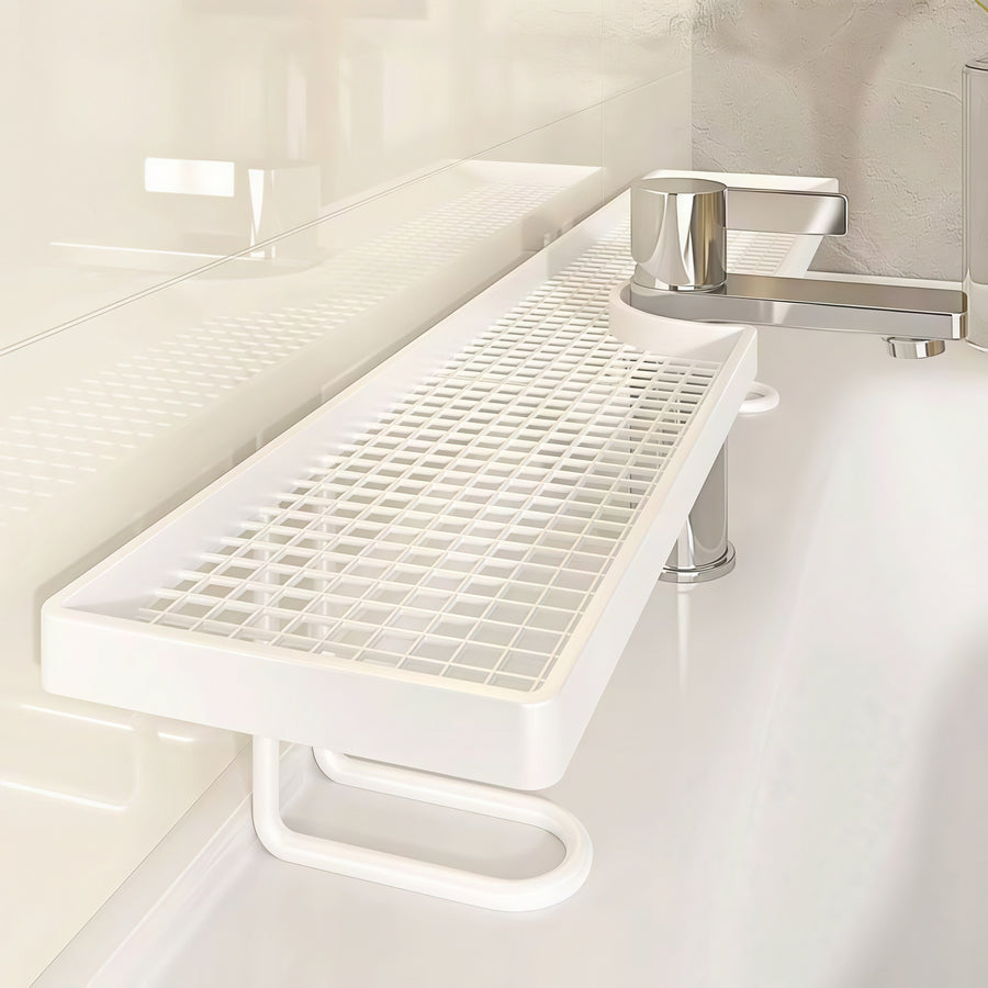 No-Drill Bathroom Sink Organizer Shelf Organizer