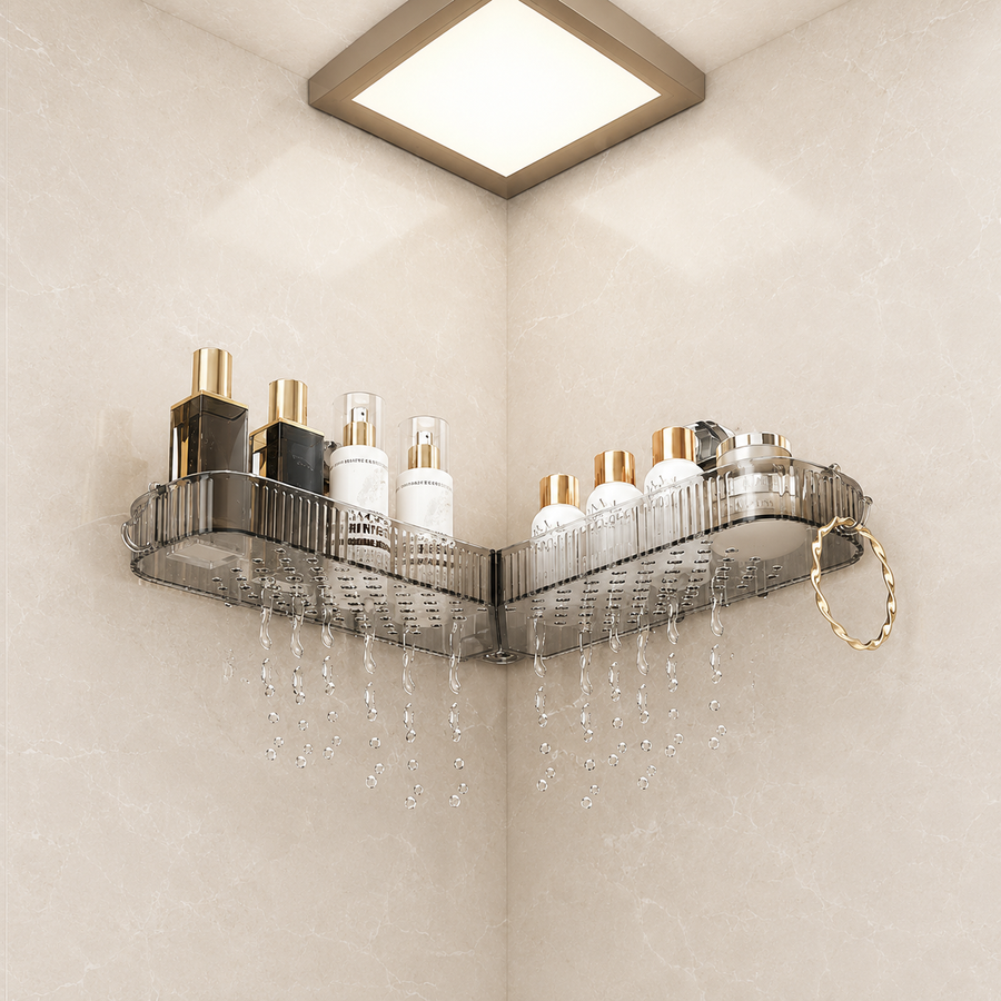 CornerSpin Bathroom Organizer
