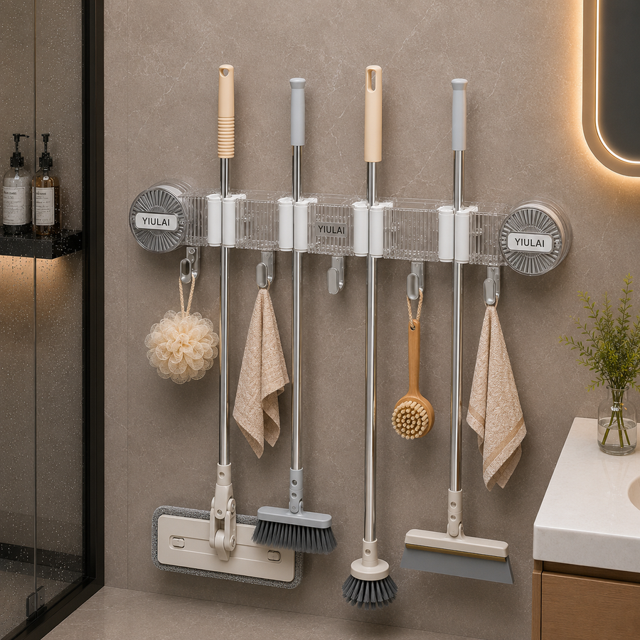 Cleaning Tool Wall Organizer