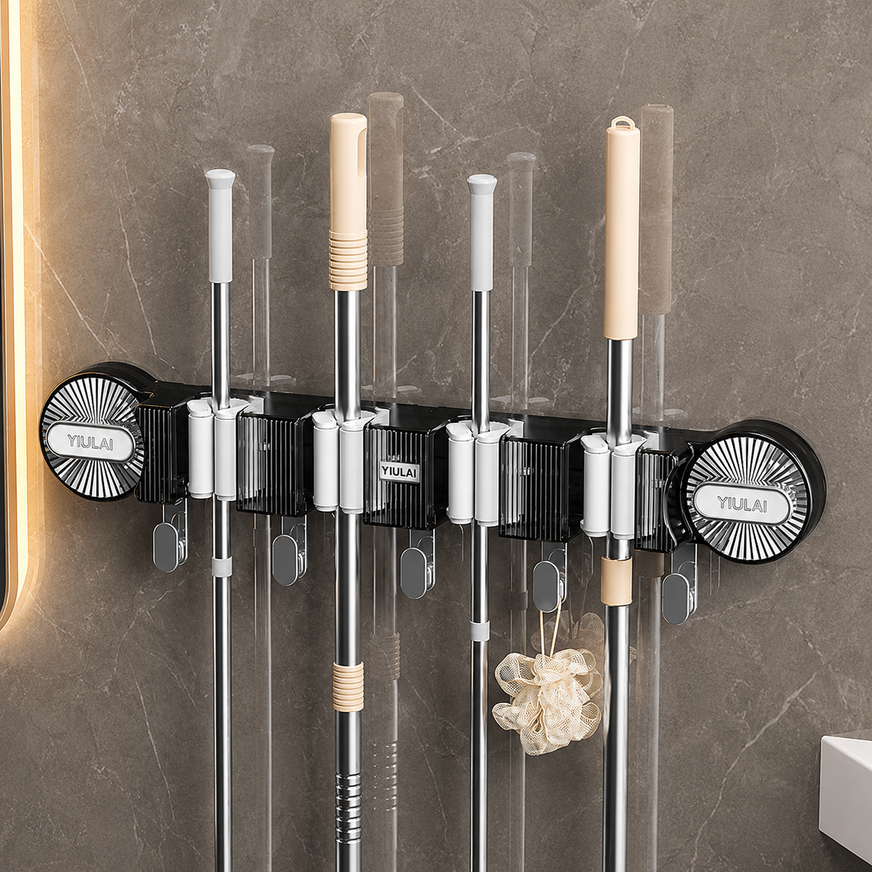 Vacuum Mop & Broom Holder