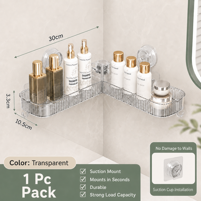 CornerSpin Bathroom Organizer
