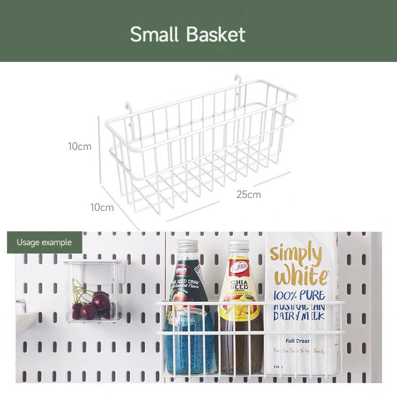 Kitchen Pegboard Storage Wall Organizer