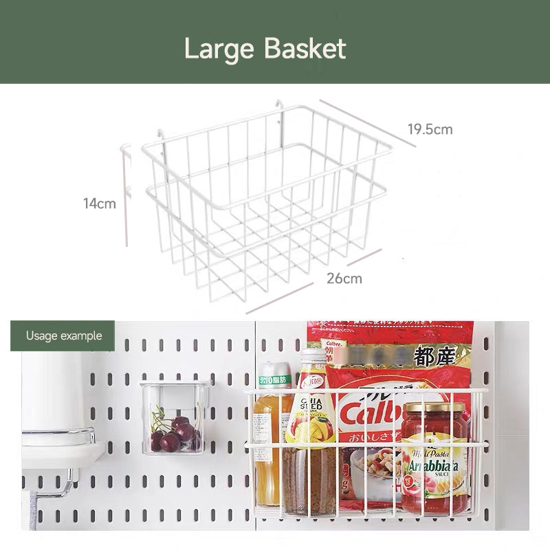 Kitchen Pegboard Storage Wall Organizer