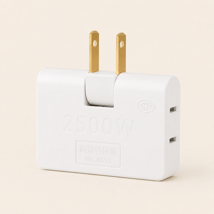 Pocket Triple Outlet Adapter