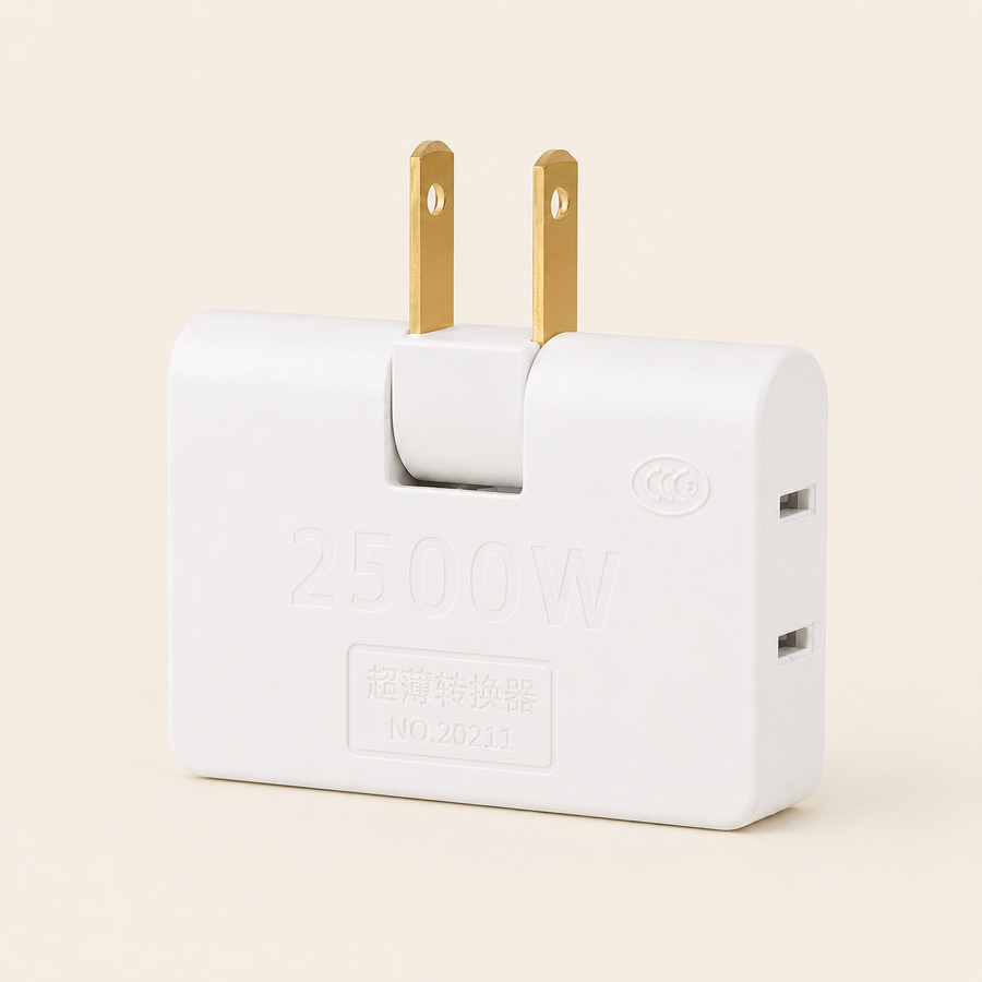 Pocket Triple Outlet Adapter