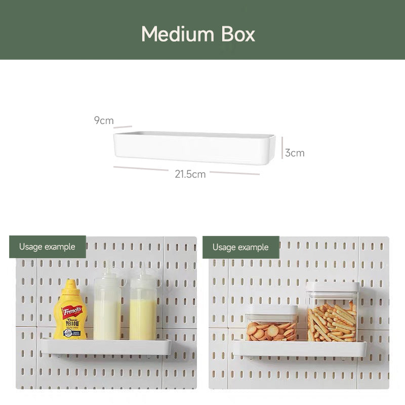 Kitchen Pegboard Storage Wall Organizer