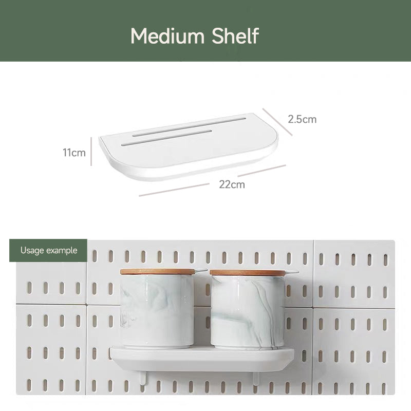 Kitchen Pegboard Storage Wall Organizer