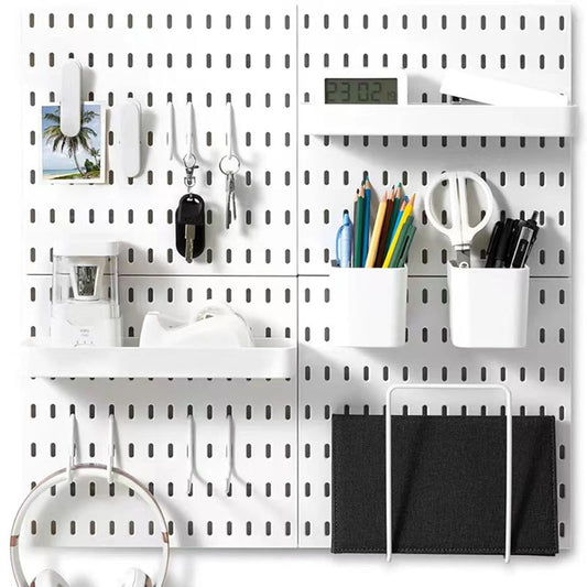Modular Pegboard Storage Wall – Workspace