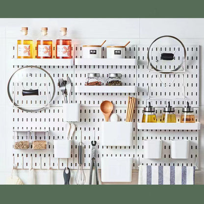 Kitchen Pegboard Storage Wall Organizer