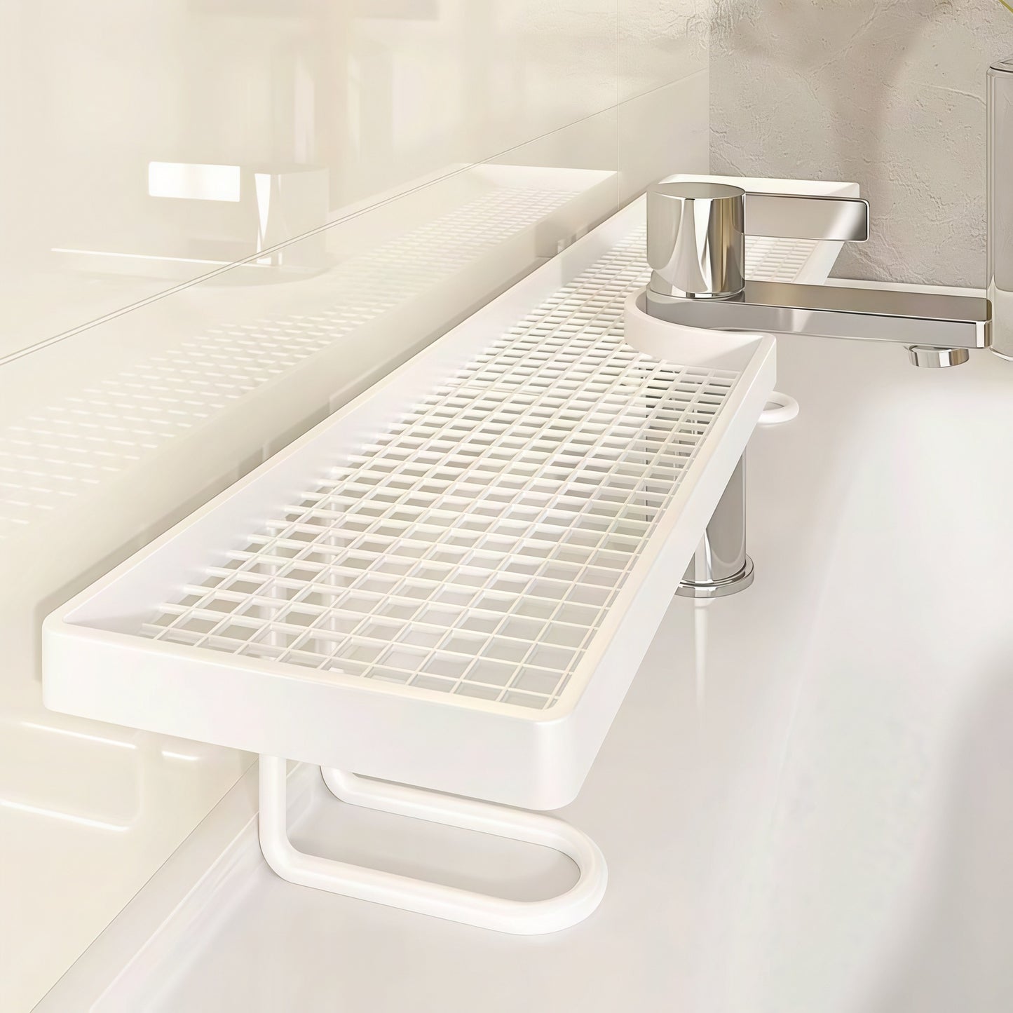 No-Drill Bathroom Sink Organizer Rack