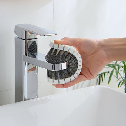Flexible Scrub Brush for Bathroom, Kitchen & Tile Cleaning