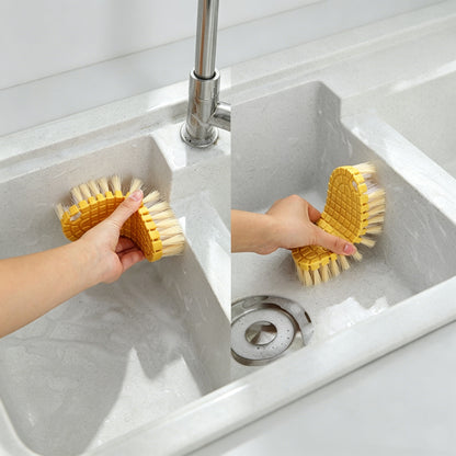 Flexible Scrub Brush for Bathroom, Kitchen & Tile Cleaning