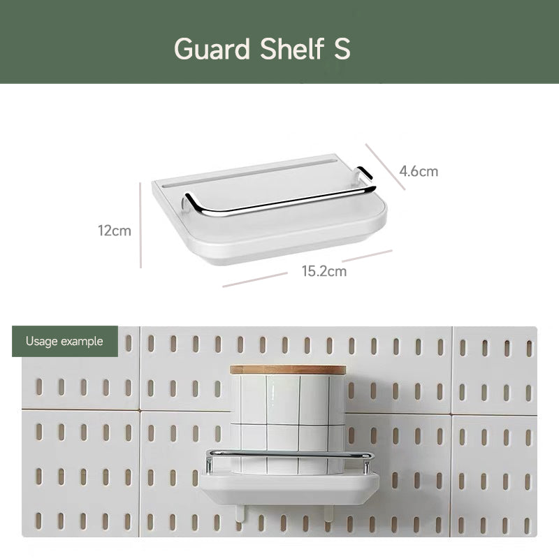 Kitchen Pegboard Storage Wall Organizer