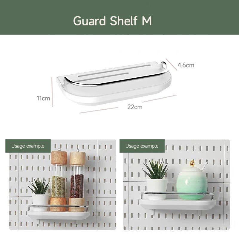 Kitchen Pegboard Storage Wall Organizer