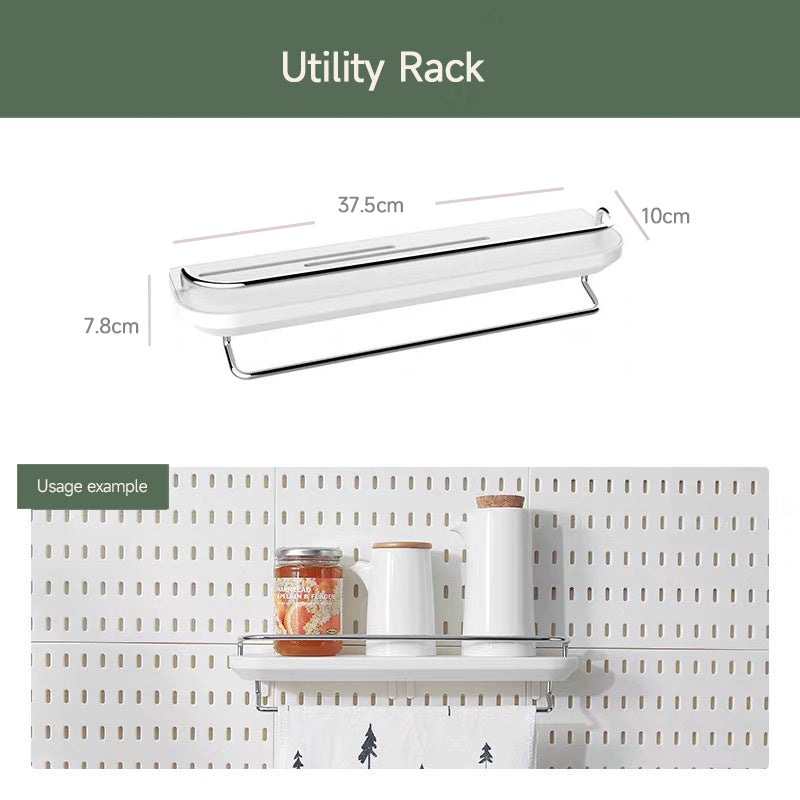 Kitchen Pegboard Storage Wall Organizer