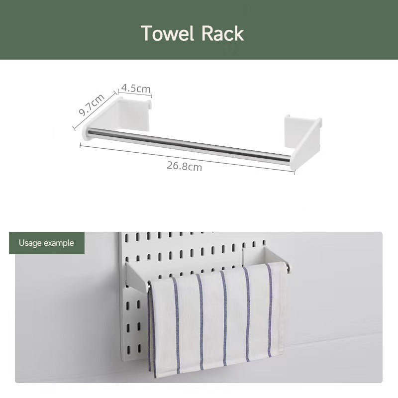 Kitchen Pegboard Storage Wall Organizer