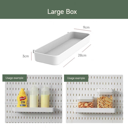 Kitchen Pegboard Storage Wall Organizer