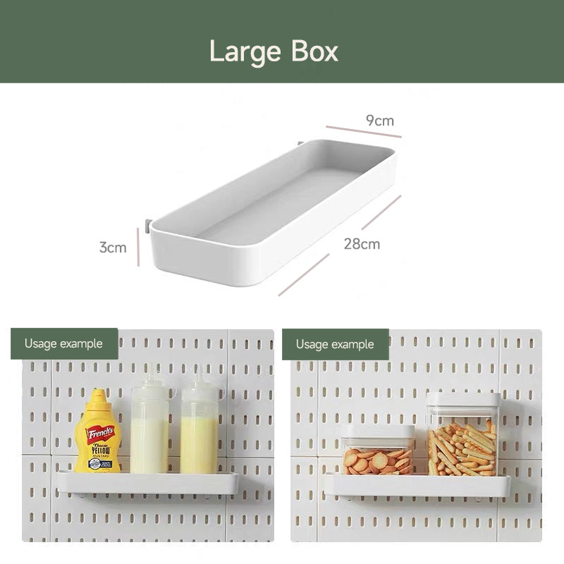 Kitchen Pegboard Storage Wall Organizer