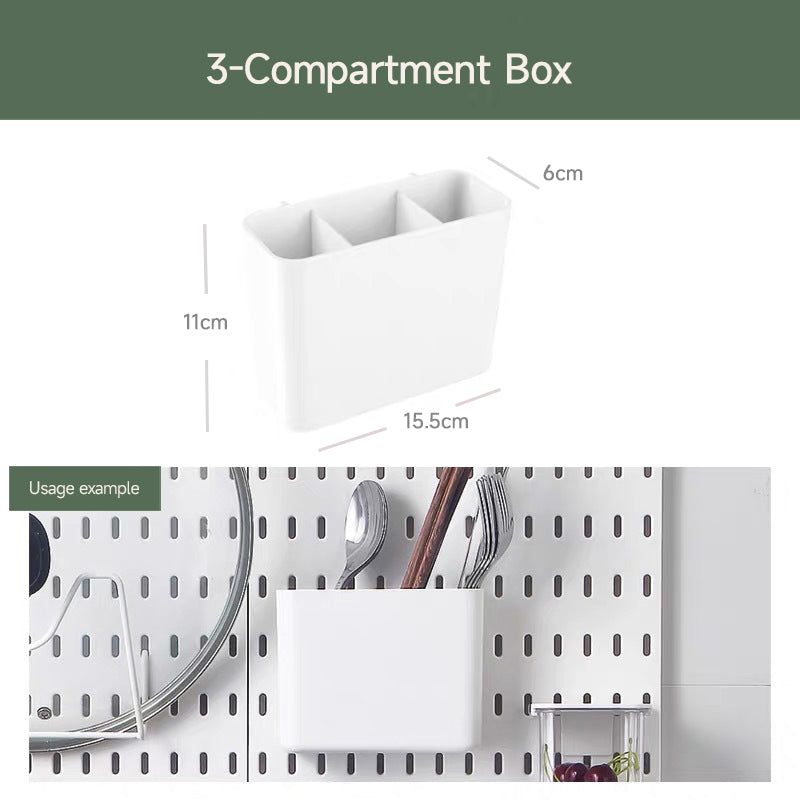 Kitchen Pegboard Storage Wall Organizer