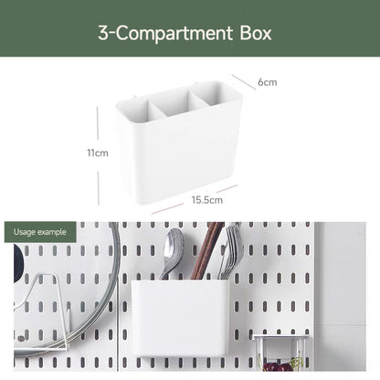 Kitchen Pegboard Storage Wall Organizer