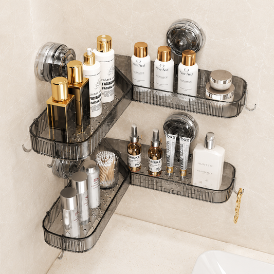 CornerSpin Bathroom Organizer