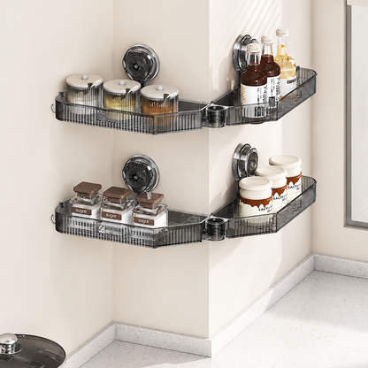 CornerSpin Bathroom Organizer