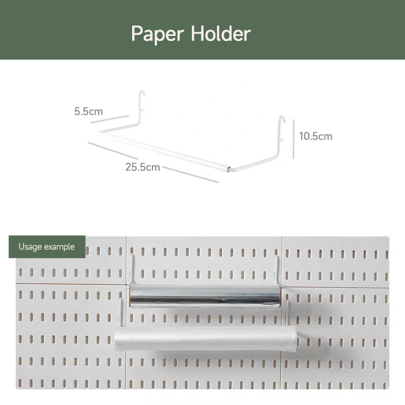 Kitchen Pegboard Storage Wall Organizer