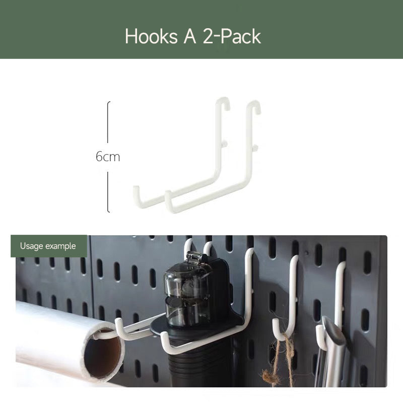 Kitchen Pegboard Storage Wall Organizer