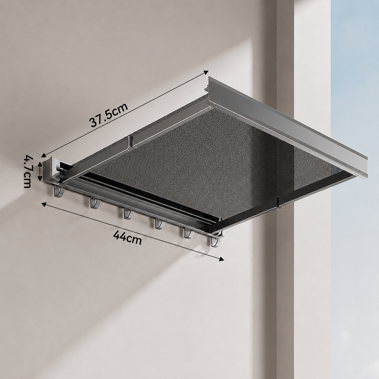 No-Drill Foldable Drying Rack