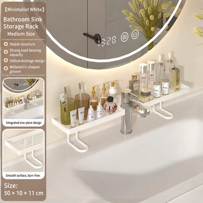 No-Drill Bathroom Sink Organizer Rack