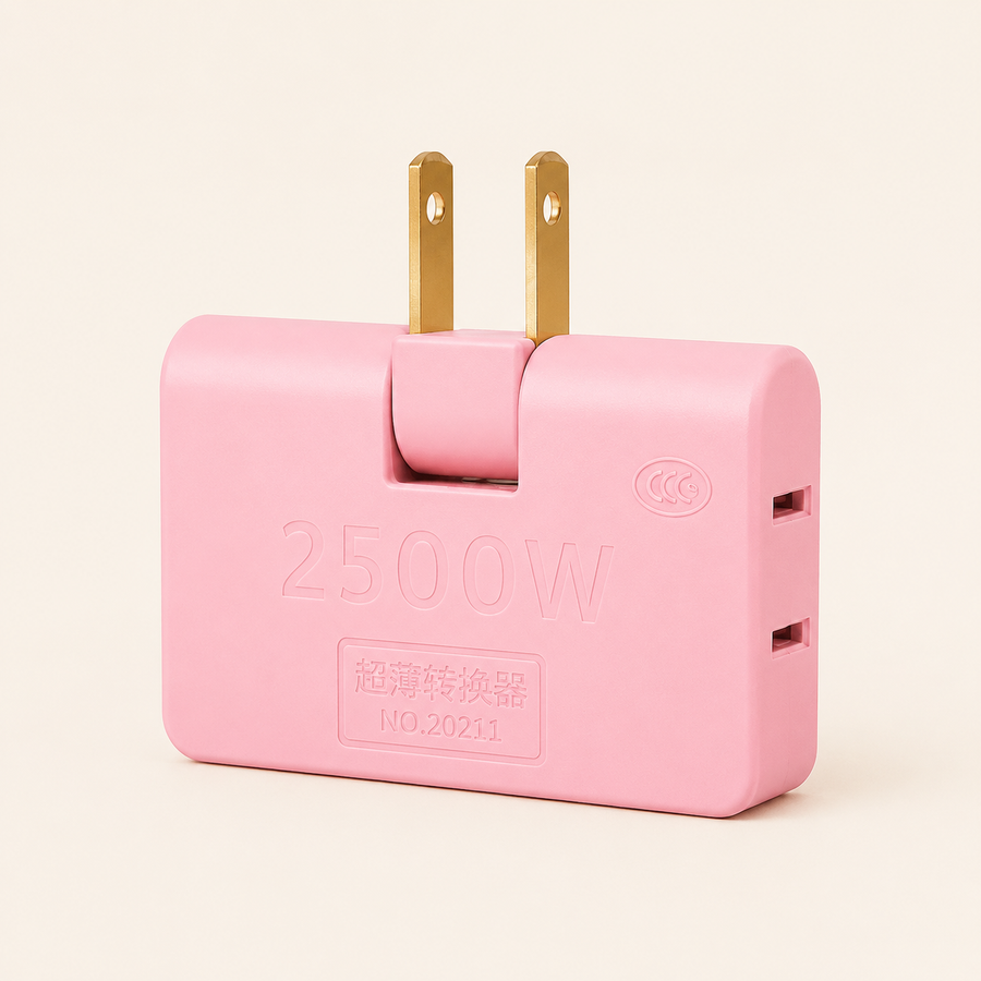 Pocket Triple Outlet Adapter