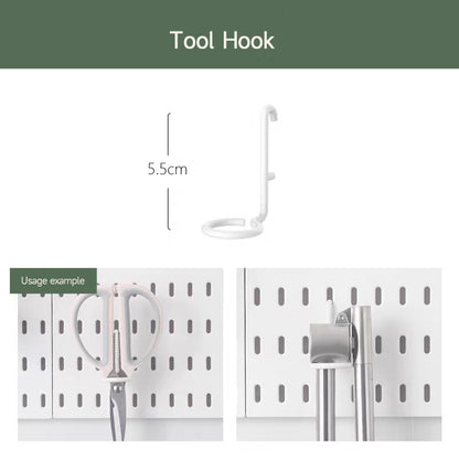 Kitchen Pegboard Storage Wall Organizer