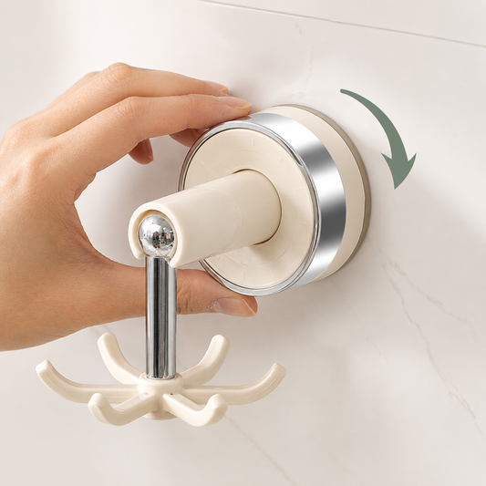 360° Rotating Suction Hook Organizer