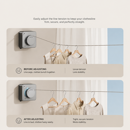 HideAway Retractable Drying Line