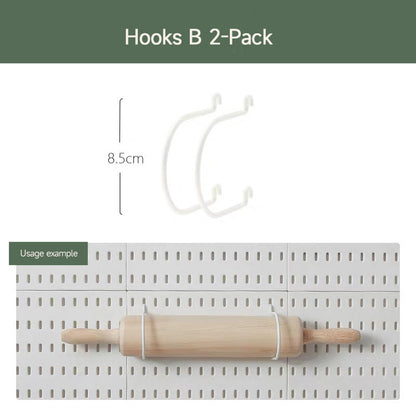 Kitchen Pegboard Storage Wall Organizer