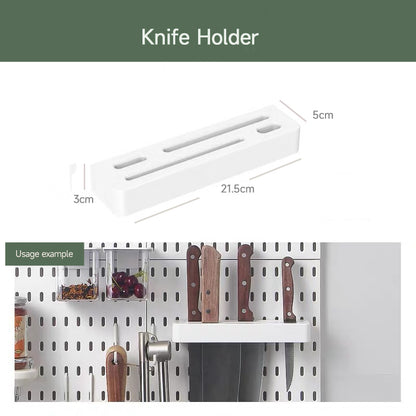 Kitchen Pegboard Storage Wall Organizer
