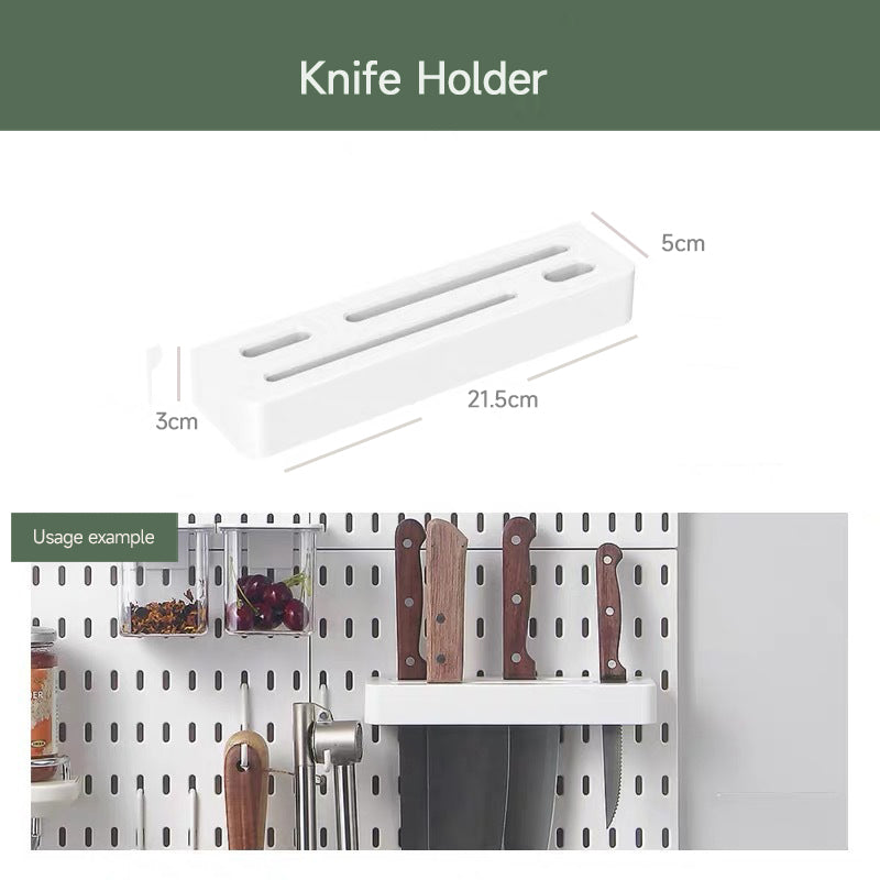 Kitchen Pegboard Storage Wall Organizer