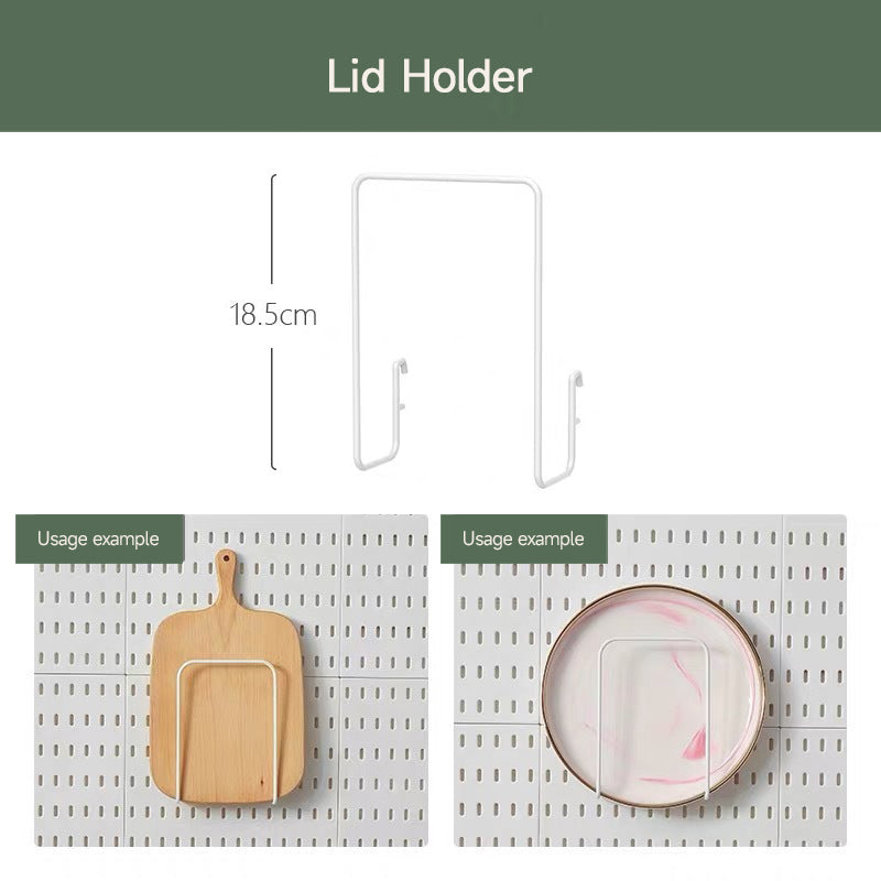 Kitchen Pegboard Storage Wall Organizer