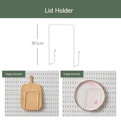 Kitchen Pegboard Storage Wall Organizer