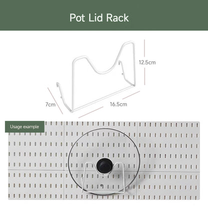 Kitchen Pegboard Storage Wall Organizer