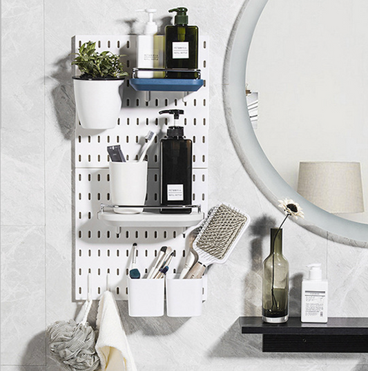 Modular Pegboard Organizer Set – Bathroom