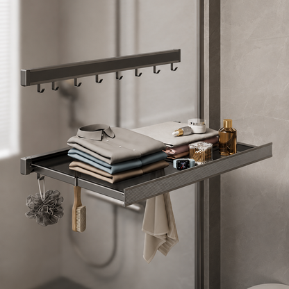 No-Drill Foldable Drying Rack