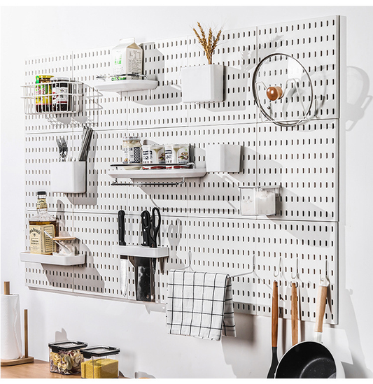 Kitchen Pegboard Storage Wall Organizer