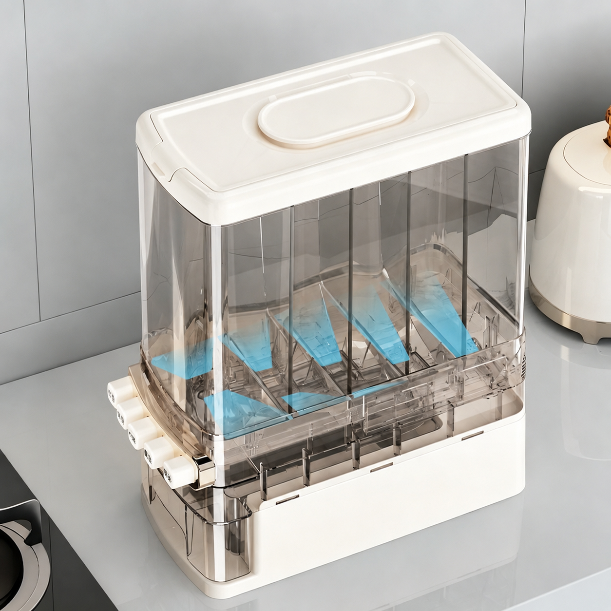 Airtight Grain Storage Dispenser