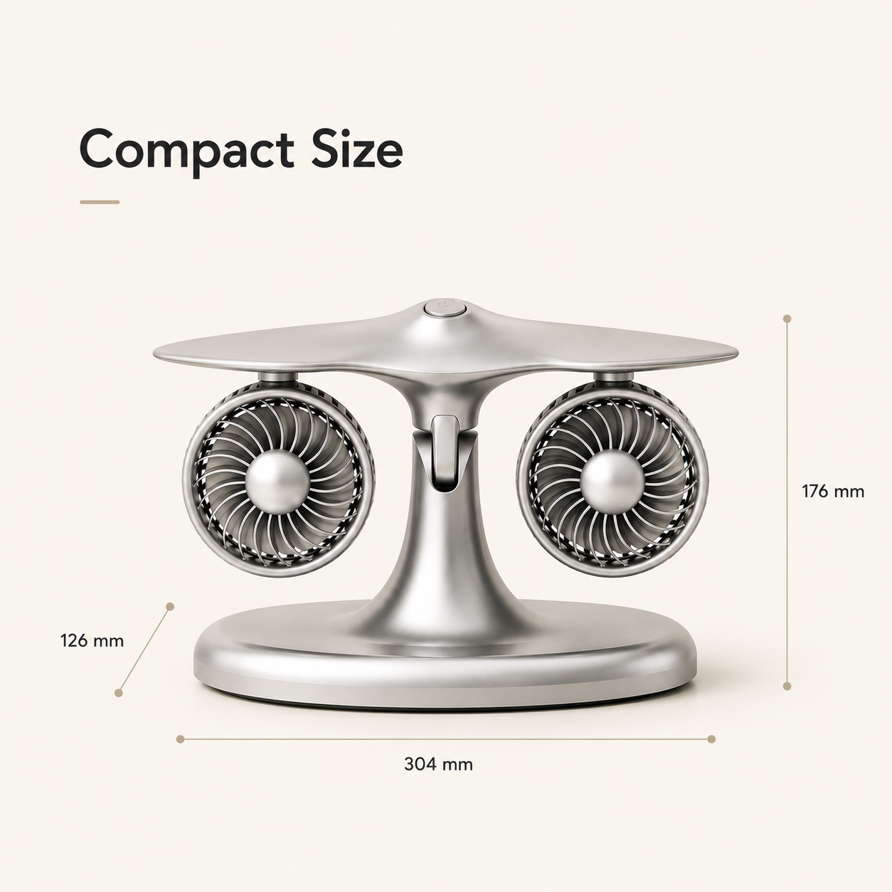 DualHead Desktop Fan
