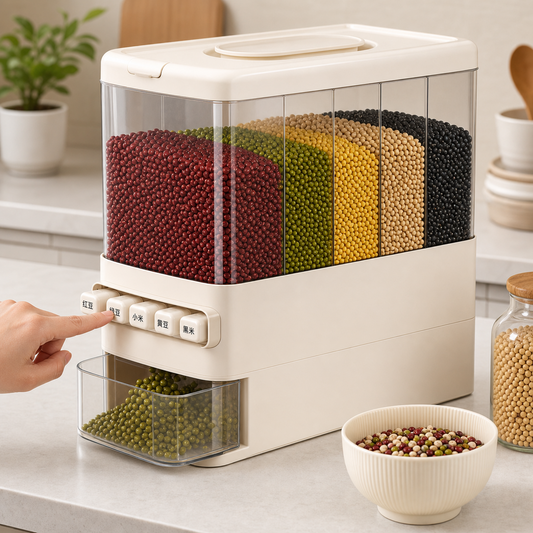 Airtight Grain Storage Dispenser