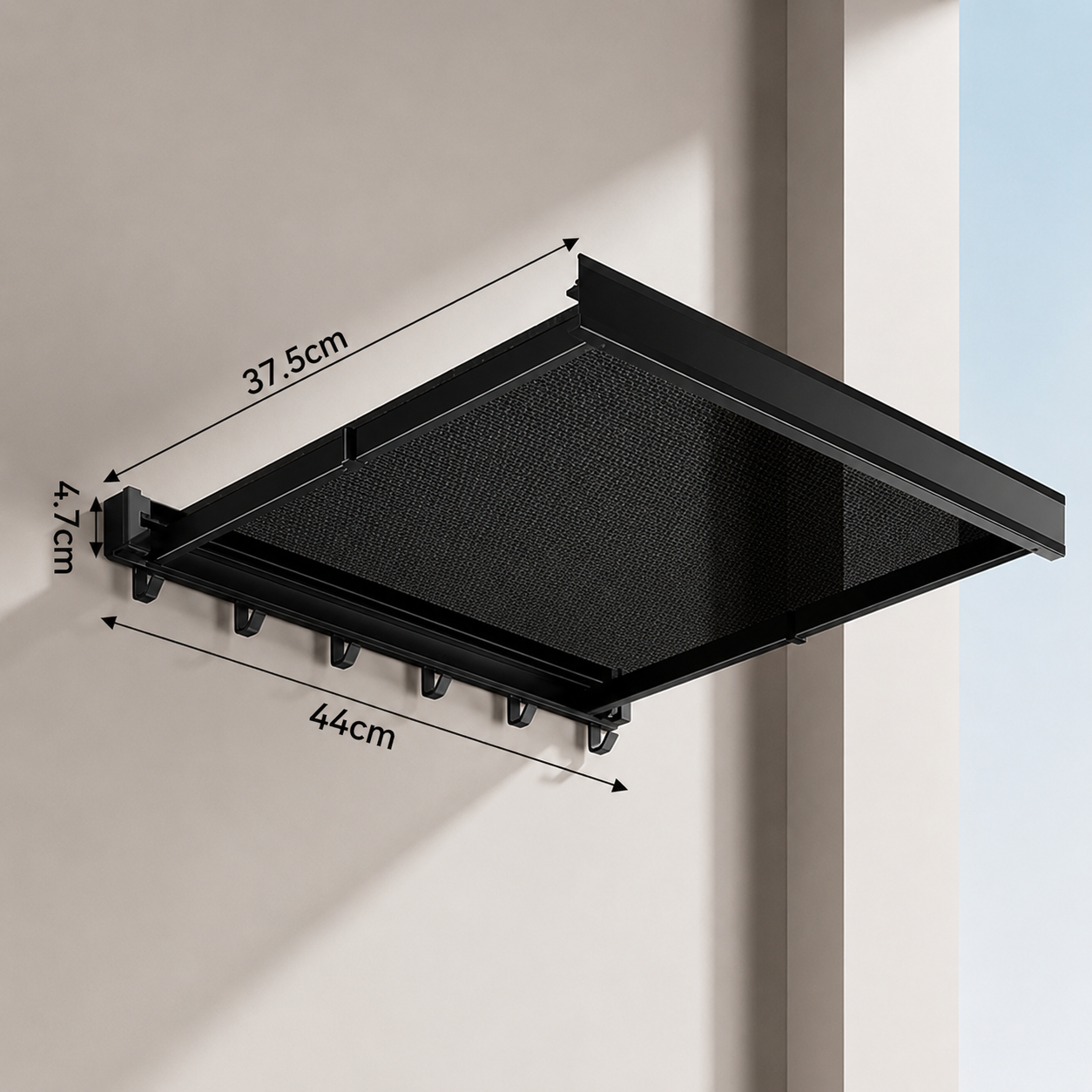 No-Drill Foldable Drying Rack