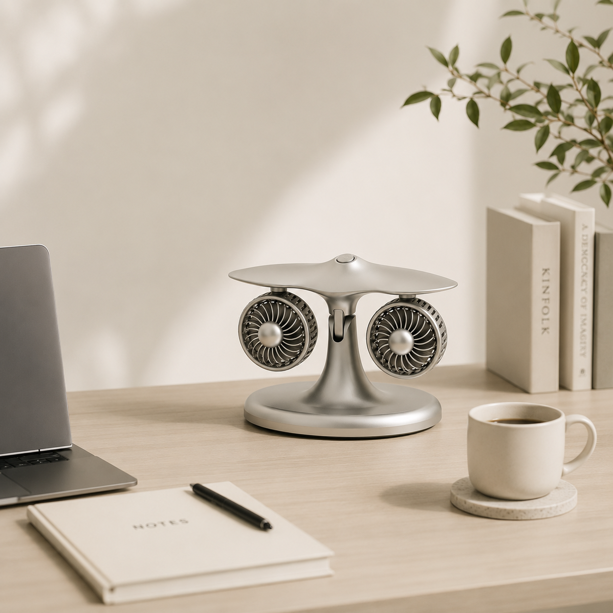 DualHead Desktop Fan