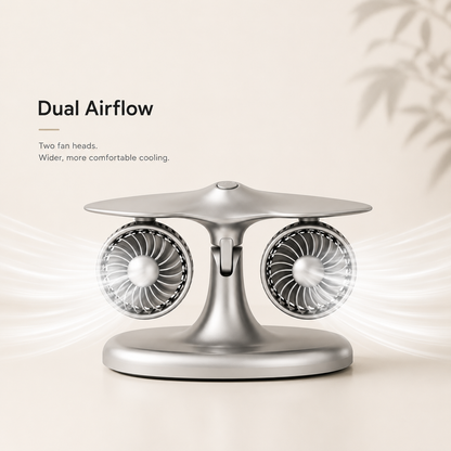 DualHead Desktop Fan